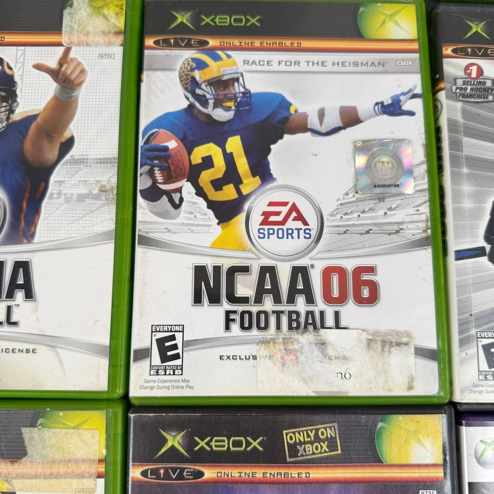 Xbox‎ 360 Sports Video Game lot Madden NHL Fight Night NCAA Football lot of 12